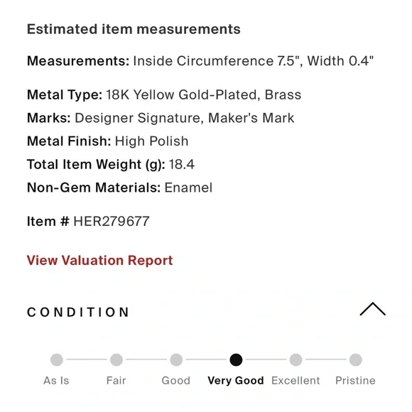 Hermès Narrow Enamel Bangle - Picture 8 of 8